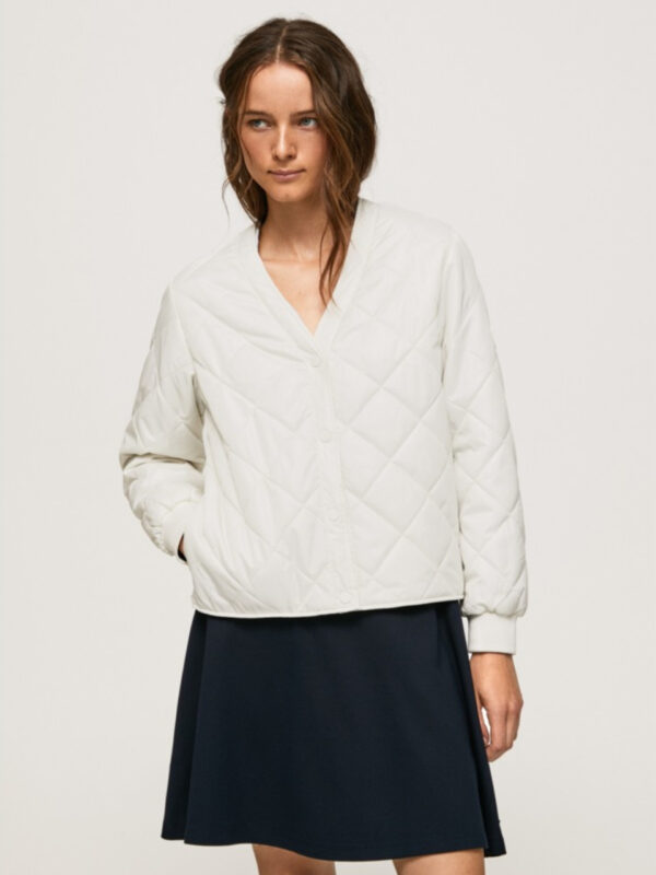 Pepe Jeans dámská krémová SHERYL bunda PL402172808 S