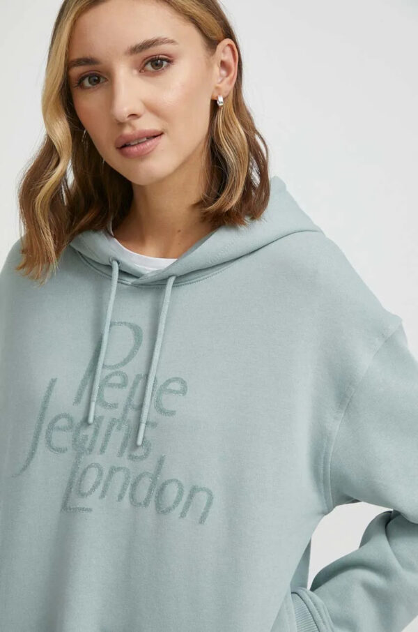 Pepe Jeans damská mátová mikina HARRIET PL581397660 S