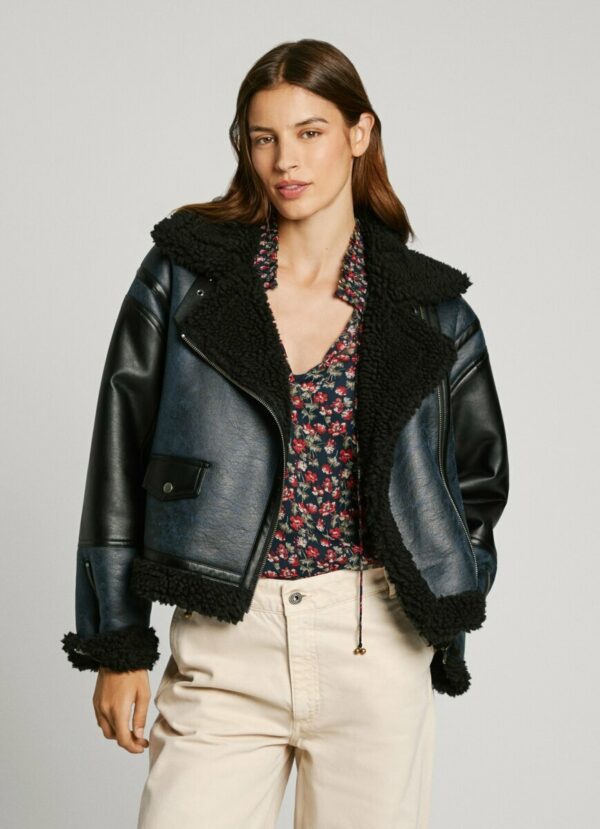 Pepe Jeans dámská modrá BROOKLYN bunda PL402452594 M