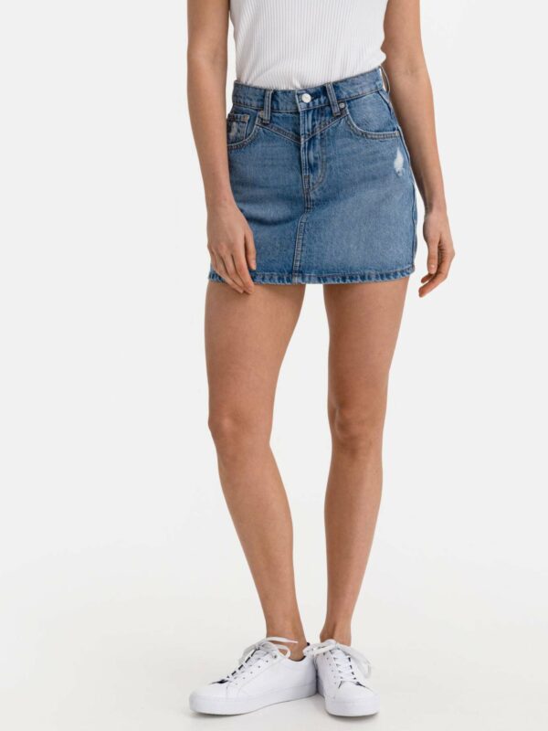 Pepe Jeans dámská modrá džínová sukně Rachel PL900877HG3000 XS