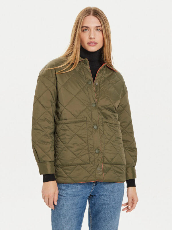 Pepe Jeans dámská zeleno oranžová bunda PL402441676 XSS