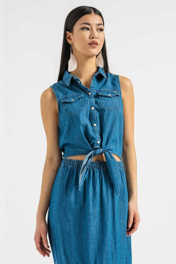 Pepe Jeans dámské denimové šaty AURORA PL953287000 S