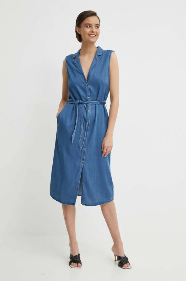 Pepe Jeans dámské denimové šaty MAGGIE PL953512000 XS