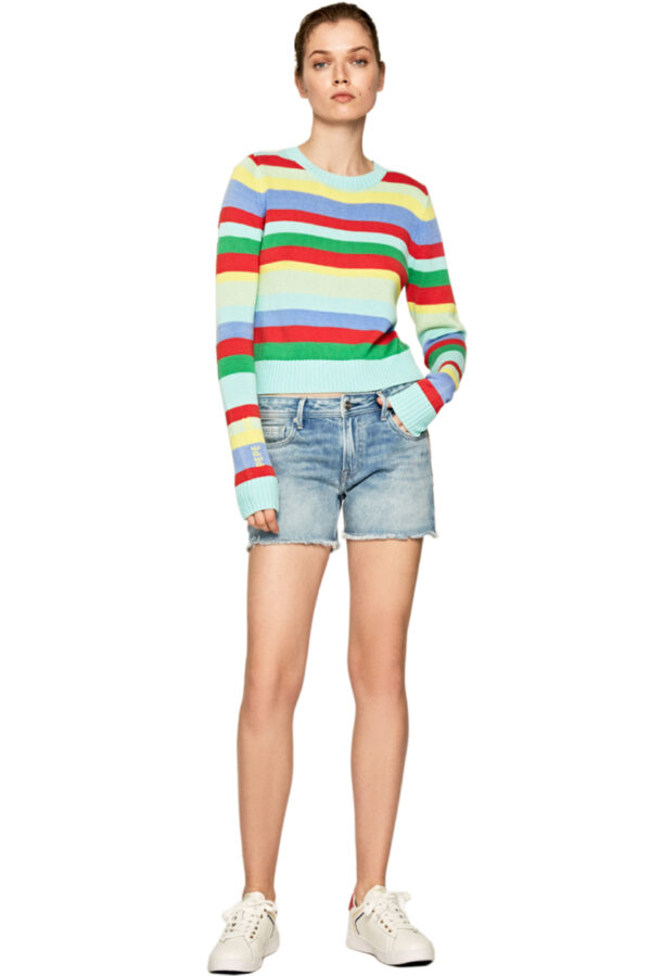 Pepe Jeans dámské džínové šortky Rainbow PL800899000 29