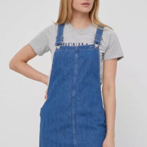 Pepe Jeans dámské modré džínové šaty Crane PM206522RF72000 36