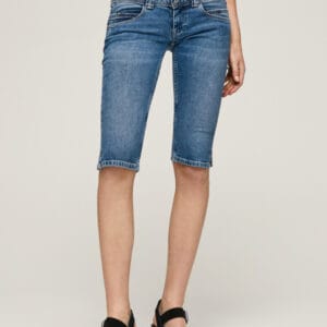 Pepe Jeans dámské modré džínové šortky PL801005HQ5000 32