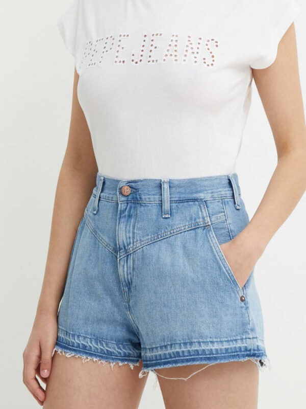 Pepe Jeans dámské modré džínové šortky PL801114000 30
