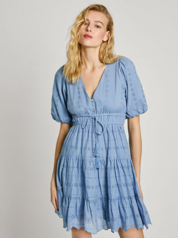 Pepe Jeans dámské modré šaty Day PL953694563 L