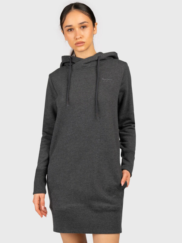 Pepe Jeans dámské tmavě šedé šaty PL953380999 XL
