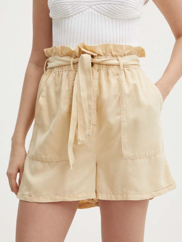 Pepe Jeans dámské žluté šortky PL801102845 XS