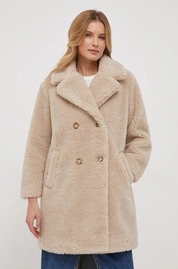 Pepe Jeans dámský béžový kabát RUBY PL402297816 XS