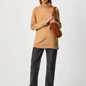 Pepe Jeans dámský béžový svetr PL701776850 M