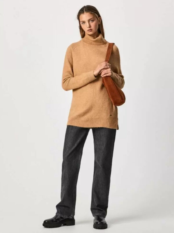 Pepe Jeans dámský béžový svetr PL701776850 M