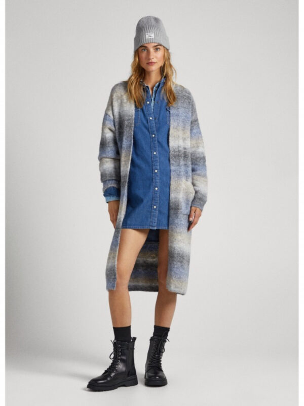 Pepe Jeans dámský modro šedý svetr PL7020480AA XS