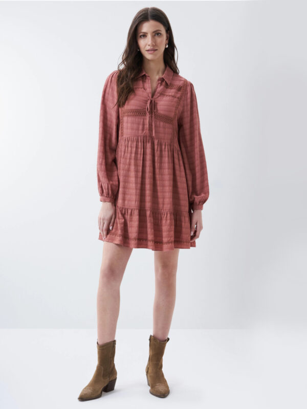 Salsa jeans dámské šaty s krajkovým detailem 125830 S