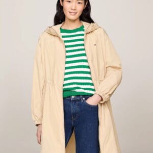 Tommy Hilfiger dámská béžová parka WW0WW41883 S