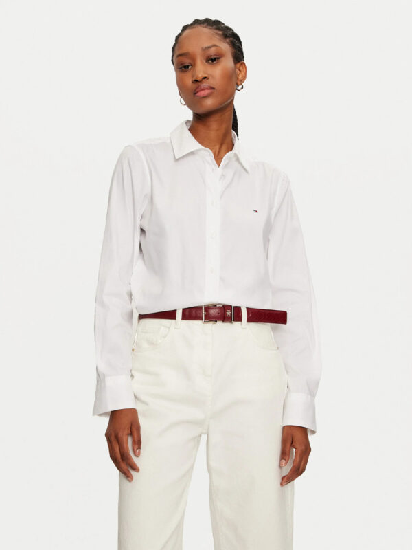 Tommy Hilfiger dámská bílá košile WW0WW44084 42