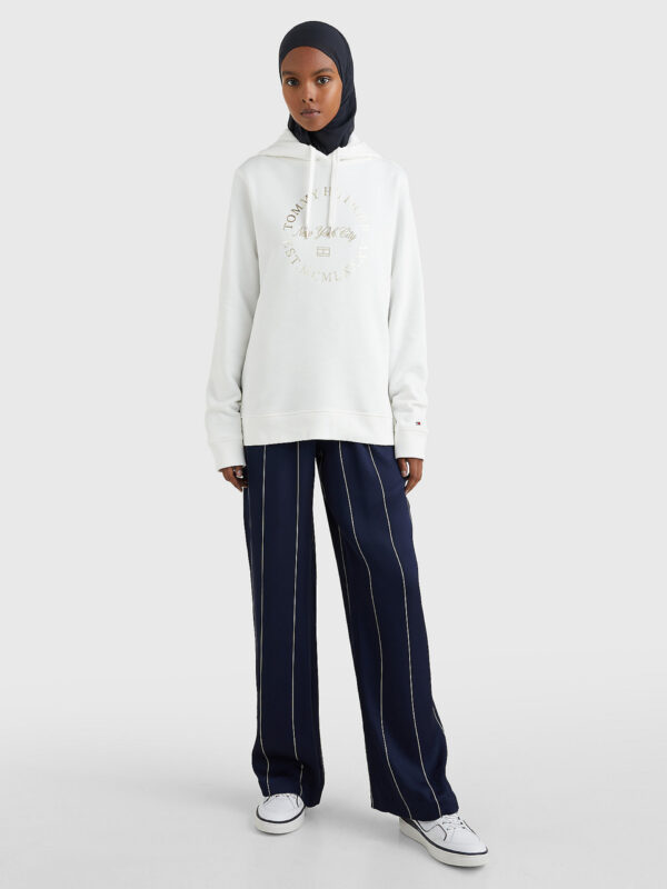 Tommy Hilfiger dámská bílá mikina WW0WW36572 M