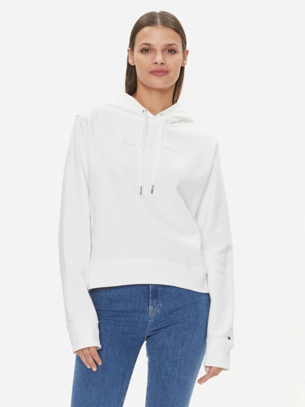 Tommy Hilfiger dámská bílá mikina WW0WW38856 L