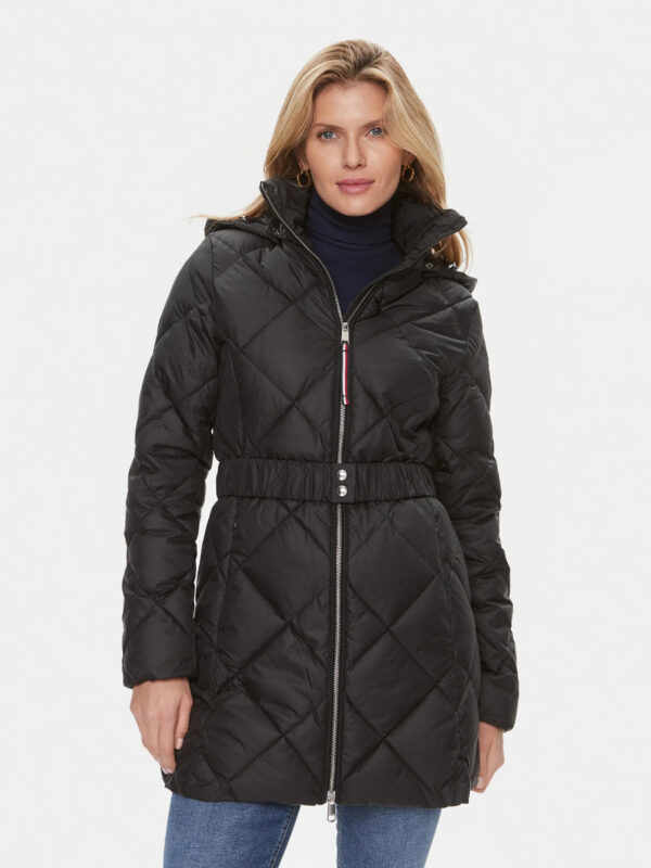 Tommy Hilfiger dámská černá bunda WW0WW40326 XXL