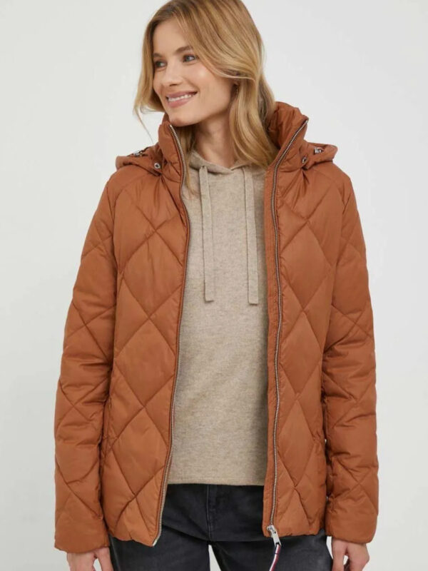 Tommy Hilfiger dámská hnědá bunda WW0WW40327 M