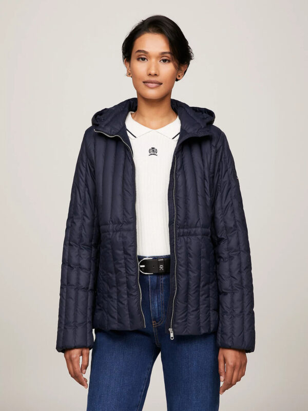 Tommy Hilfiger dámská modrá bunda Feminine WW0WW40484 XXL