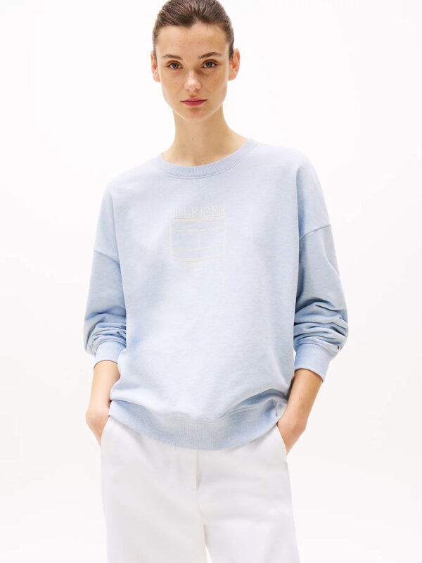 Tommy Hilfiger dámská modrá mikina WW0WW44633 L