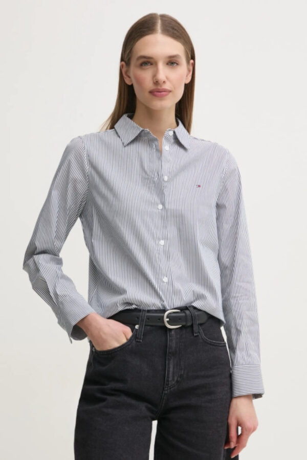 Tommy Hilfiger dámská pruhovaná košile WW0WW44084 42