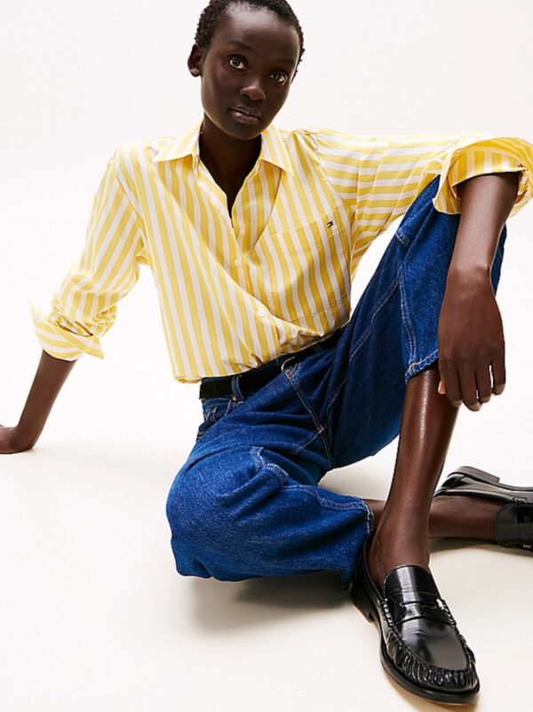 Tommy Hilfiger dámská pruhovaná košile WW0WW45612 42