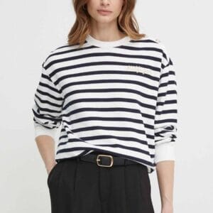 Tommy Hilfiger dámská pruhovaná mikina WW0WW41235 XL