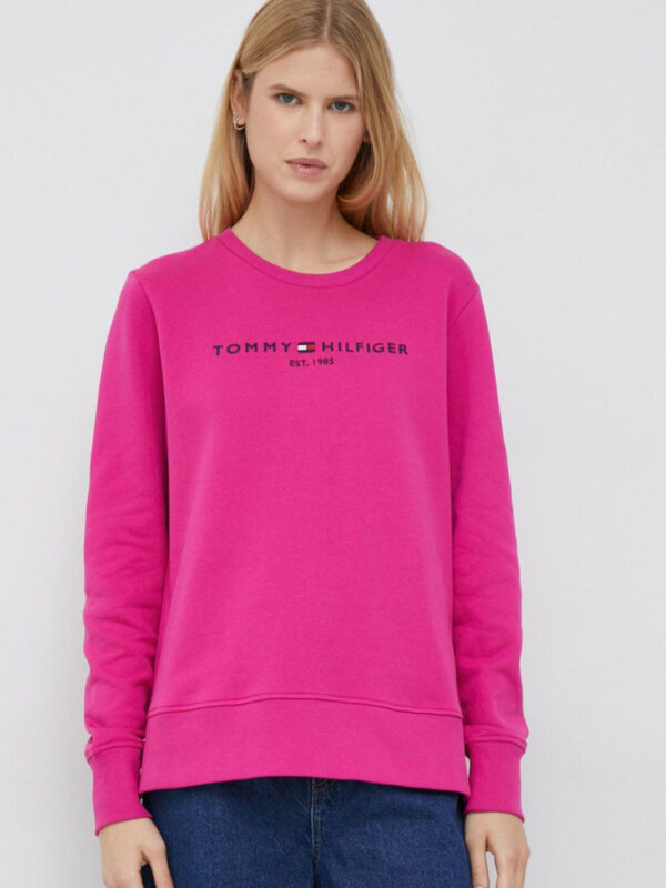 Tommy Hilfiger dámská růžová mikina WW0WW28220 S