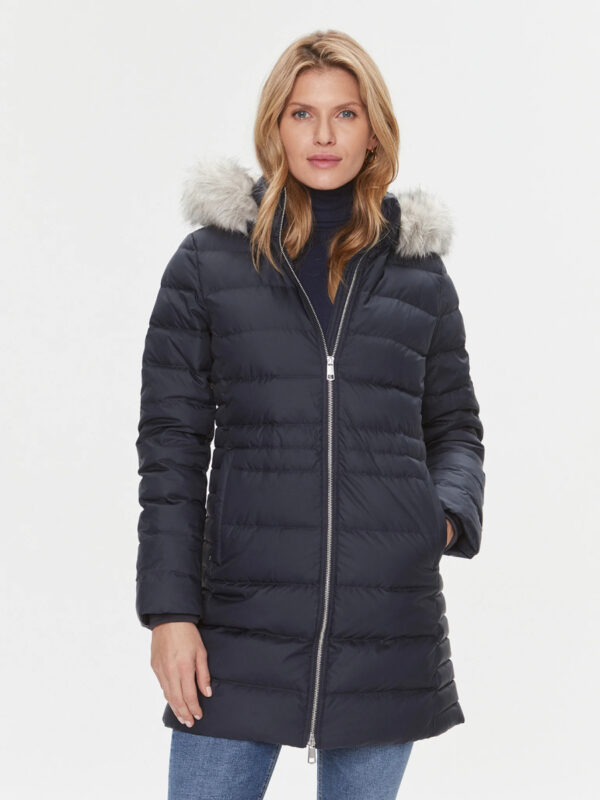 Tommy Hilfiger dámská tmavě modrá bunda WW0WW39747 S