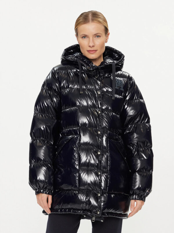 Tommy Hilfiger dámská tmavě modrá bunda WW0WW39771 M