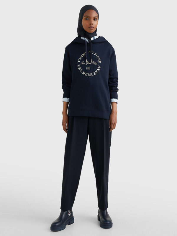 Tommy Hilfiger dámská tmavě modrá mikina WW0WW36572 XL