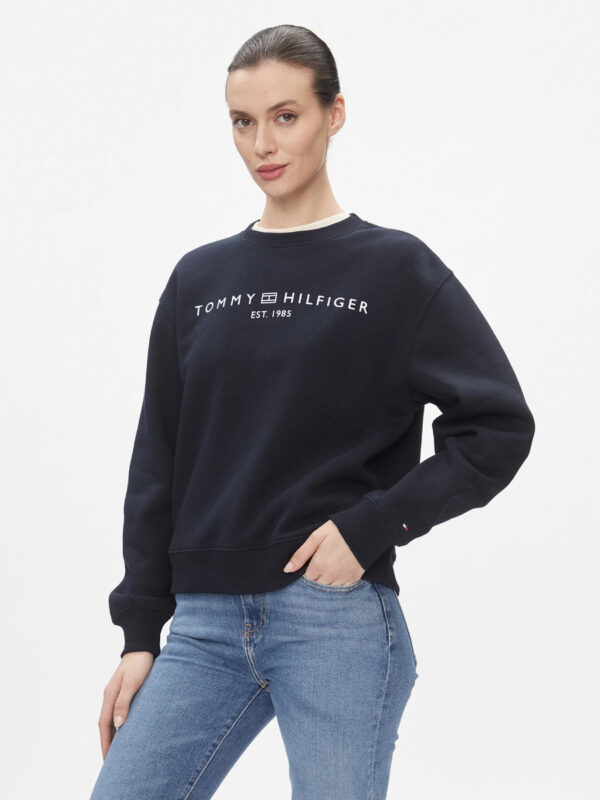 Tommy Hilfiger dámská tmavě modrá mikina WW0WW39791 XL