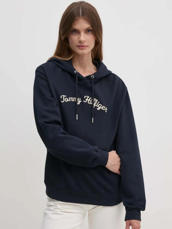 Tommy Hilfiger dámská tmavě modrá mikina WW0WW42612 XL