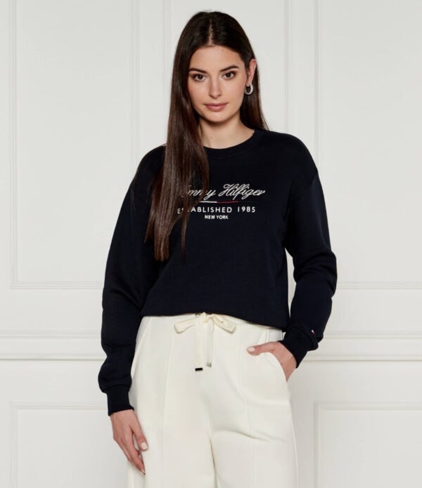 Tommy Hilfiger dámská tmavě modrá mikina WW0WW43574 XL
