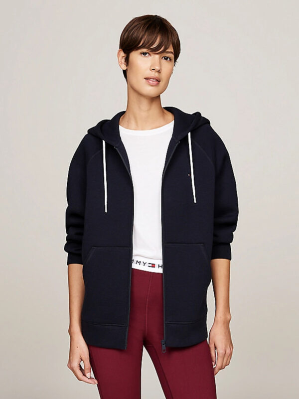 Tommy Hilfiger dámská tmavě modrá mikina na zip WW0WW42261 S