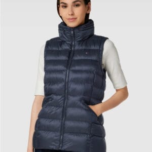Tommy Hilfiger dámská tmavě modrá prošívaná vesta WW0WW39582 M