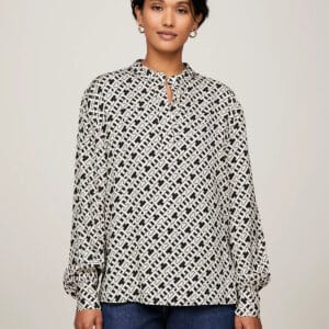 Tommy Hilfiger dámská vzorovaná halenka WW0WW41022 40