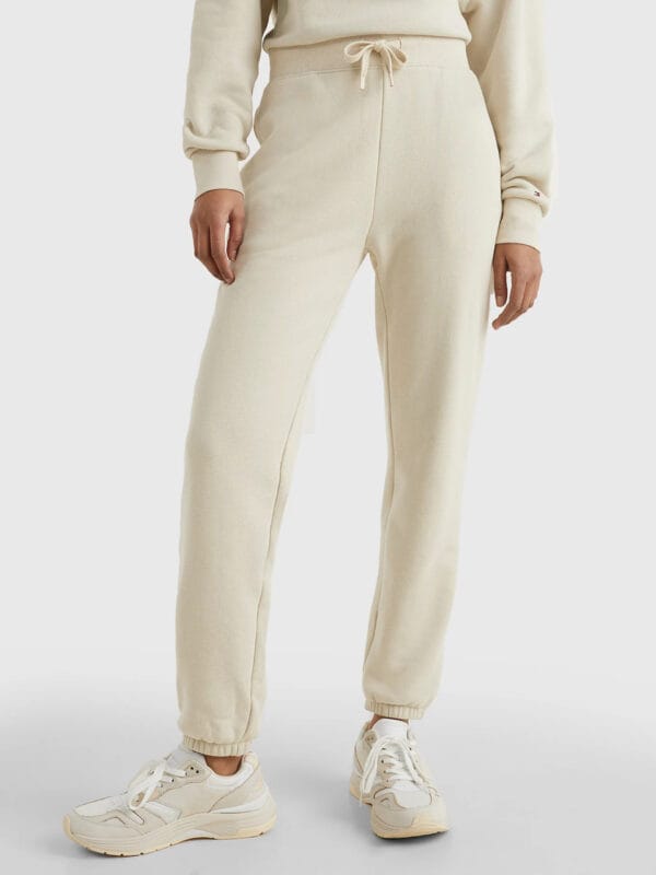 Tommy Hilfiger dámské béžové tepláky WW0WW38690 L