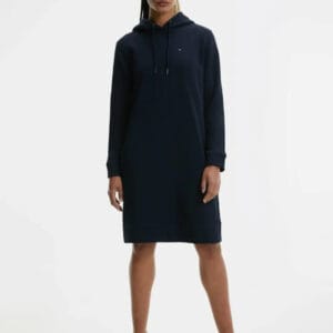 Tommy Hilfiger dámské černé mikinové šaty WW0WW32205 S