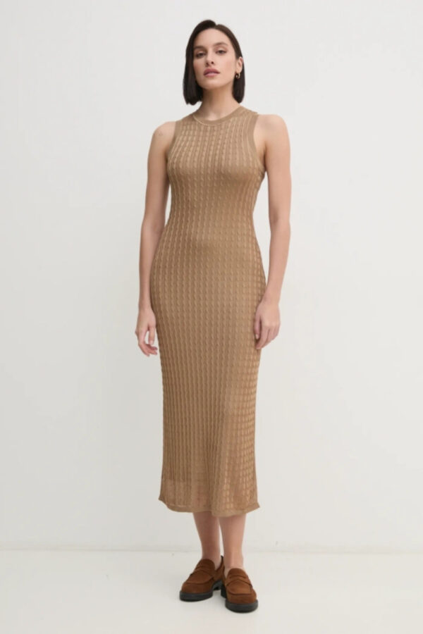 Tommy Hilfiger dámské hnědé šaty WW0WW43999 L