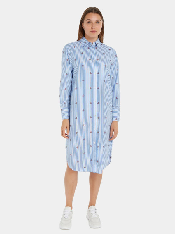Tommy Hilfiger dámské košilové oversized šaty WW0WW39470 40