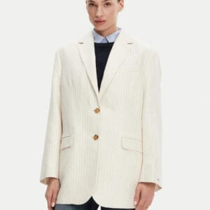 Tommy Hilfiger dámské krémové sako WW0WW46167 38