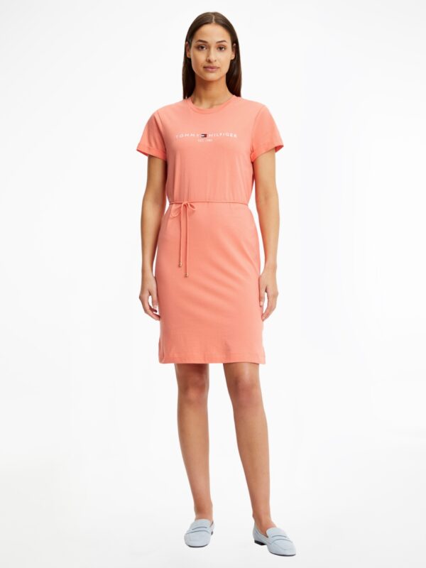 Tommy Hilfiger dámské oranžové šaty WW0WW28189 XS