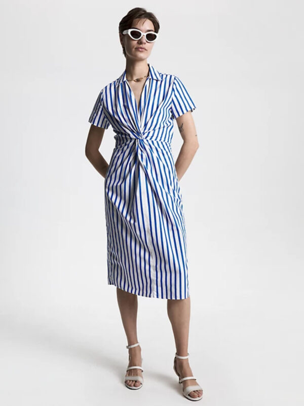 Tommy Hilfiger dámské pruhované šaty WW0WW39537 40