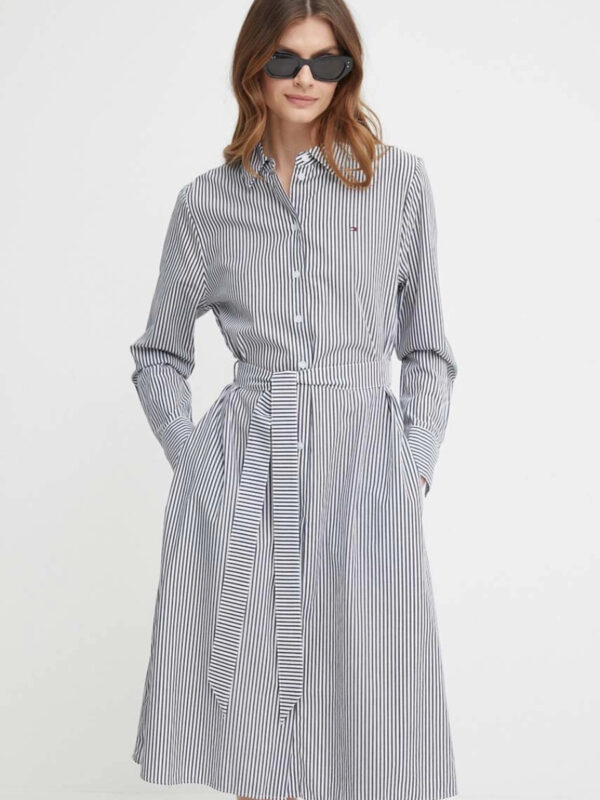 Tommy Hilfiger dámské pruhované šaty WW0WW41001 40