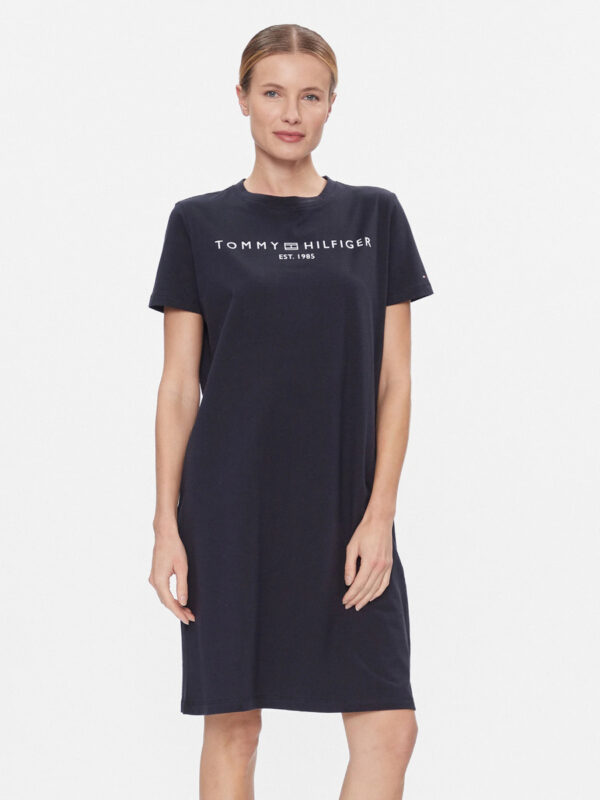 Tommy Hilfiger dámské tmavě modré šaty Rlx WW0WW41013 S