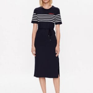 Tommy Hilfiger dámské tmavě modré šaty WW0WW37850 M